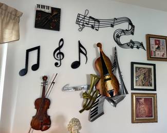 Musical wall art