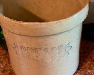 Grease crock