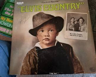 Vintage Elvis Country vinyl album
