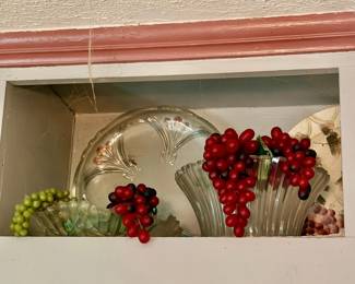 Vintage serving items