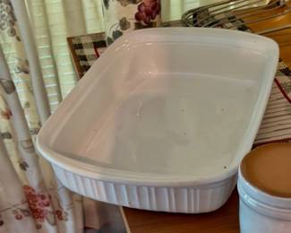 Corning Ware French White casserole
