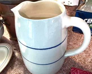 Ceramic water pitcher