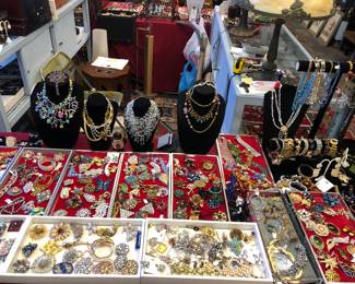 A very large amount of costume & silver jewelry 