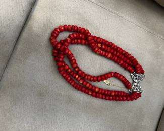 red coral necklace