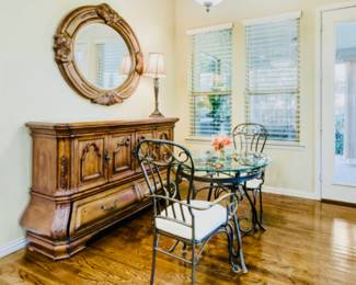 Side board and mirror