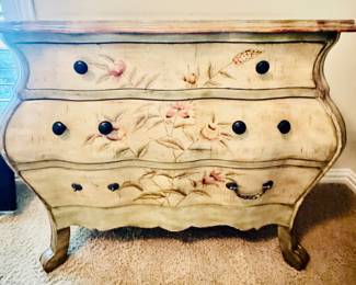 Painted Bombay chest