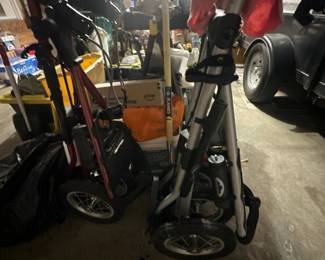 Golf push carts