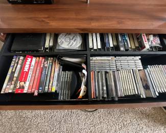 DVDs, CDs, VHS