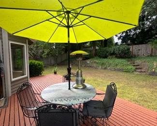 Patio table set