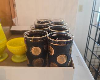 MCM coin glasses