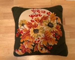 Fall leaves needlepoint