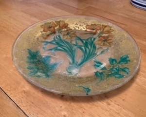 glass plate lily