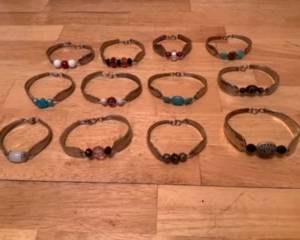 12 spoonhandle bracelets