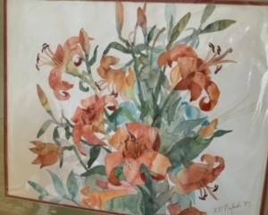 orange lilies