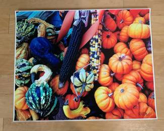 unframed fall veg. photo