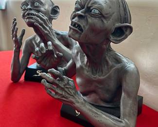 The Lord of the Rings: Gollum & Sméagol Pewter Bookends