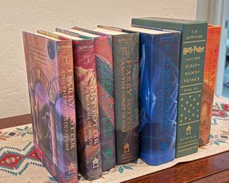 Complete Harry Potter Hardcover Book Set (Years 1–7) by J.K. Rowling