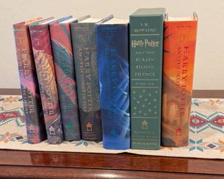 Complete Harry Potter Hardcover Book Set (Years 1–7) by J.K. Rowling