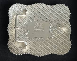 George Strait Limited Edition Western Belt Buckle by Gist Silversmiths
