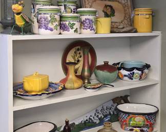 This shelf is located in the basement. 