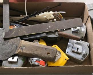 Tools are in the garage.  Not all kinds, but some kinds.