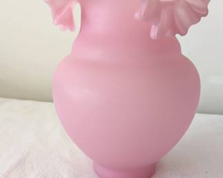 10" tall 5" wide Frosted Pink Shade