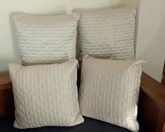 22" Sating Pillows