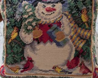 Lands End Snow Pillow 12" Square