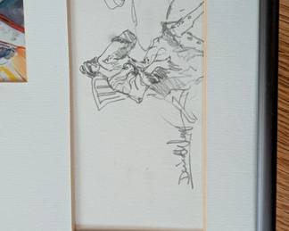 Signature of artist Set of 3 .