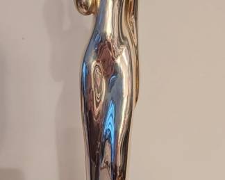 16.5" tall silver statue