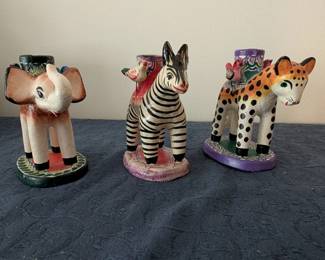 Mexican candleholders