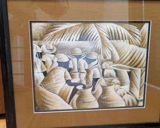 Sand Art from Panama 24x30.5"