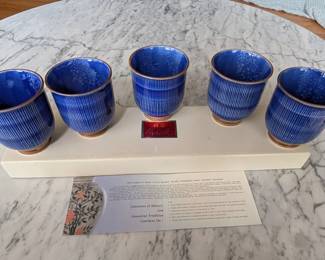 Set of 5 Japanese Tea cups