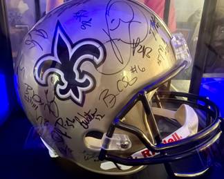 Signed Saints Helmet 