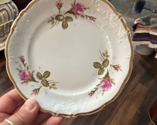 Wawel Pompadour Rose Porcelain Plate