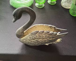 Silver Plated Swan Napkin Holder