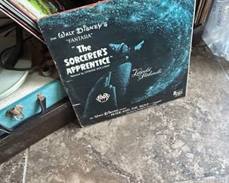 Walt Disneys Fantasia The Sorcerers Apprentice or Peter and the Wolf LP Record Disneyland Records ST