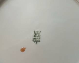 Wawel Rose Garden Porcelain Plate