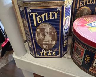 Tetleys Choice Teas th Anniversary Octagonal Tin