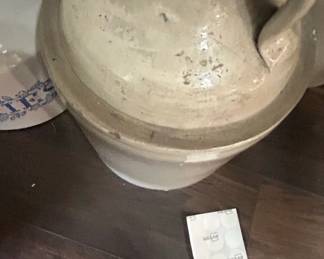 Antique Stoneware Whiskey Jug