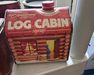 Log Cabin Syrup th Anniversary Tin B