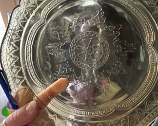 Ornate SilverPlated Serving Tray
