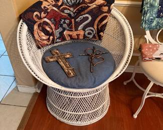 Vintage wicker chair