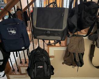 Various back packs & duffels