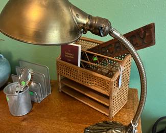 vintage brass lamp