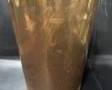 Brass waste can.