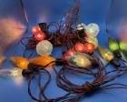 Christmas lights. 
