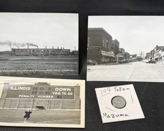 Black & white photos. Ephemera.