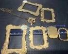 Brass framing.