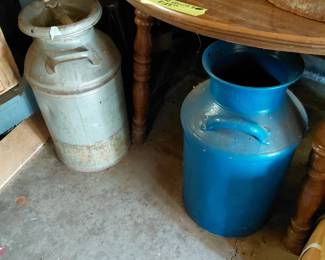 Antique Milk Cans (Garage)